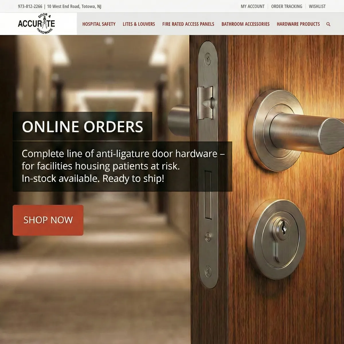 Accurate Door & Hardware - E-Commerce Platform